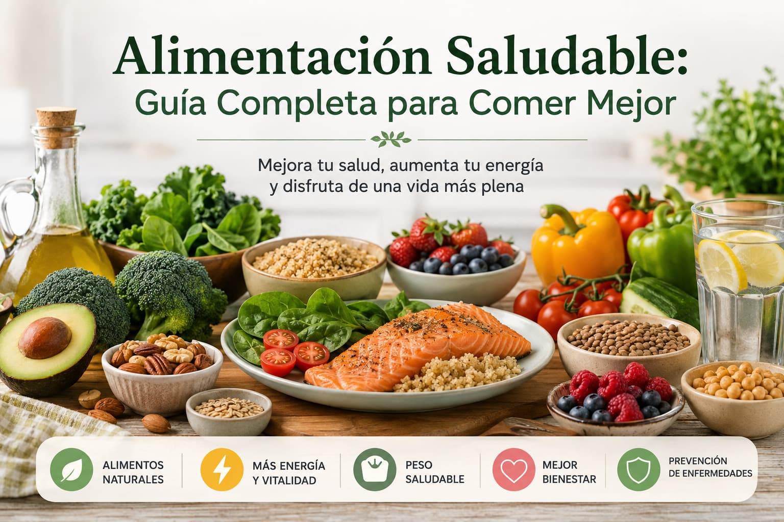 Alimentación Saludable: Guía Completa para Comer Mejor